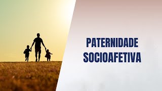 Paternidade socioafetiva [upl. by Ettenotna545]