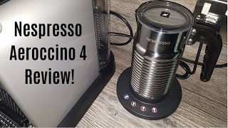 Nespresso Aeroccino 4 Milk Frother Review  Worth upgrading from the Aeroccino 3 [upl. by Calysta473]