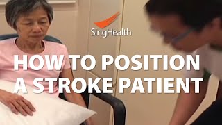 How To Position A Stroke Patient [upl. by Shira524]