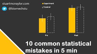 Ten Statistical Mistakes in 5 Min [upl. by Noimad]