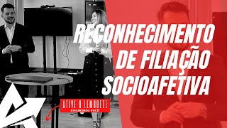 DIREITO DE FAMÍLIA Reconhecimento de filiação socioafetiva [upl. by Boyse]