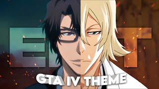 Aizen x Urahara  GTA IV Theme Edit [upl. by Arayc148]